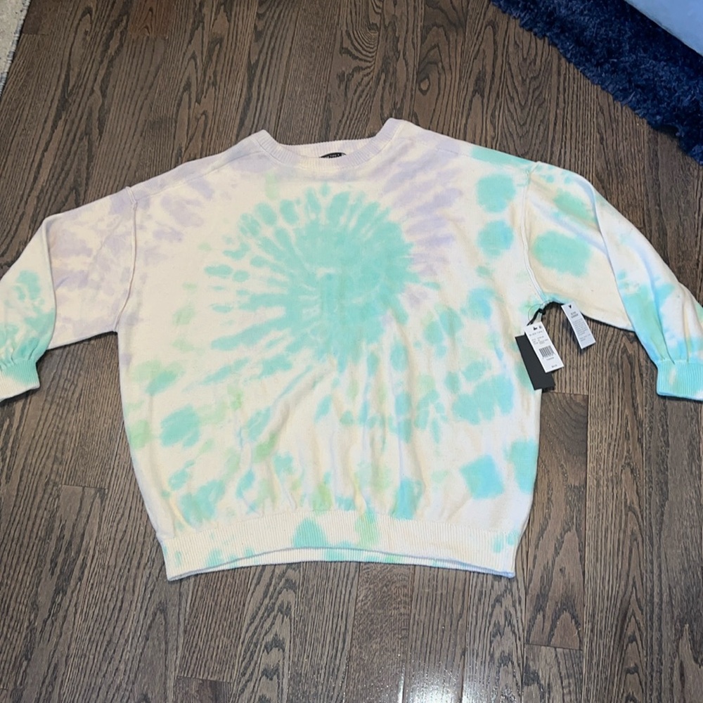 New 🆕 100% Cotton Tie Dye Sweater $84 Retail - Size 2X